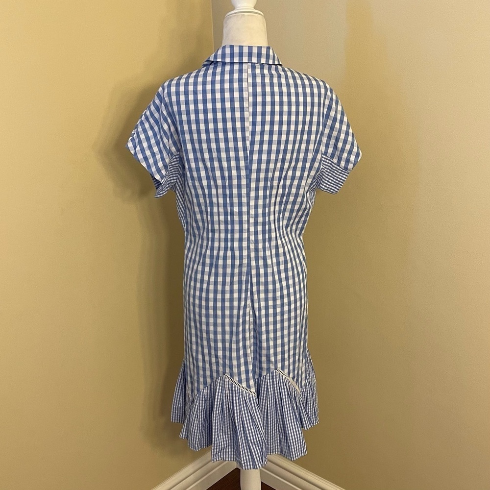 Thakoon Collective Blue Gingham Dress - Picture 7 of 16